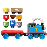 Thomas & Friends Wobble Cargo Stacker Train, Push-Along Engine with Stacking Blocks for Toddlers and Kids Ages 2 Years and up