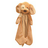 Baby GUND Spunky Huggybuddy Stuffed Animal Plush Blanket, Beige, 15"