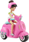Barbie On The Go Vehicle & Doll, White & Pnk Outift