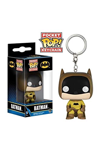 FunKo POP! 75th Anniversary Brown Batman 1.5" Keychain