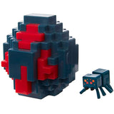 Mattel Minecraft Mini-Figure Spawn Egg - Black and Red Cave Spider