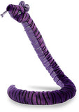 Aurora World Snake Plush, Purple Zebra Print, 52"