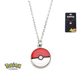 Pokemon Stainless Steel Pendant with Chain (Pokeball)
