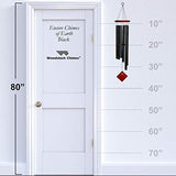 Encore Collection by Woodstock Chimes - The ORIGINAL Guaranteed Musically Tuned Chime, Chimes of Earth - Black