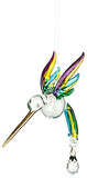 Woodstock Chimes CHPAS Rainbow Makers Crystal Suncatchers Fantasy Glass Hummingbird, Spring Pastels