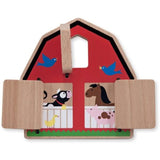 Peek-a-Boo Barn: First Play Series + FREE Melissa & Doug Scratch Art Mini-Pad Bundle [40358]