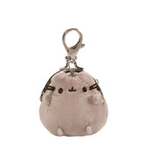 GUND Pusheen Cat Plush Stuffed Animal Mini Coin Purse, Gray, 3"
