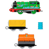 Thomas & Friends Percy and Troublesome Truck, battery-powered motorized toy train for preschool kids ages 3 years and up