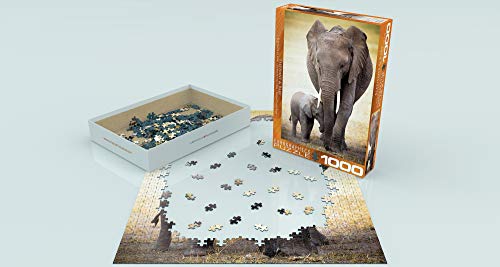 Eurographics Elephant and Baby 1000-Piece Puzzle