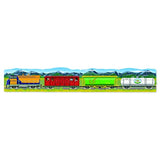 Melissa & Doug Trains 4-in-1 Jumbo Linking Jigsaw Floor Puzzle (96 pcs, 5 feet long)