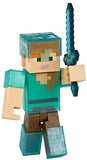 Minecraft Alex In Diamond Armor Figure
