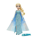 Disney Frozen Elsa Magical Story Cape Doll - Beautiful Queen Elsa 12-Inch Doll - Use Water Wand to Paint Removable Cape to Reveal Surprise Images
