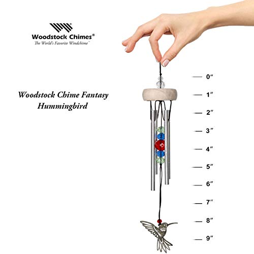 Woodstock Chimes WCFH The Original Guaranteed Musically Tuned Chime, Fantasy - Hummingbird