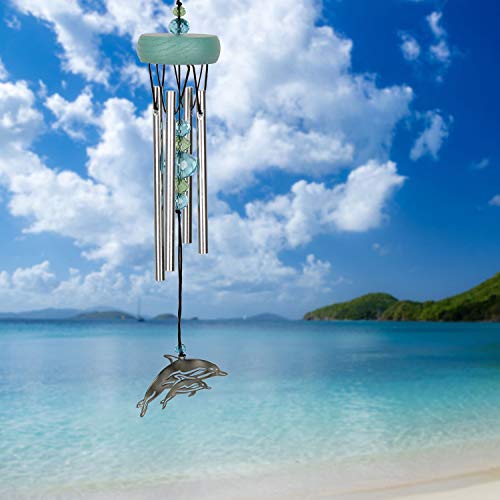 Woodstock Chimes WCFD The Original Guaranteed Musically Tuned Chime, Fantasy - Dolphin