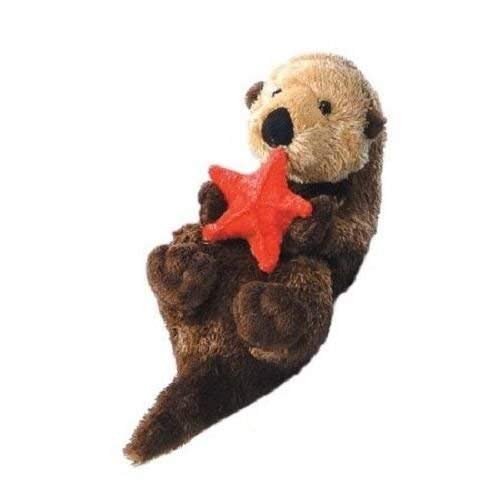 Plush Otto Sea Otter Mini Flopsie 8"
