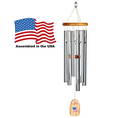 Woodstock Chimes USA Star Spangle Banner Chime, Silver