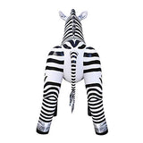 Jet Creations Inflatable Zebra Great For Safari Baby Showers & Zoo Themed ChildrenS Parties Photo Prop Stuffed Animal 56" AN-ZEB5