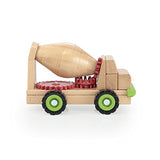 Guidecraft Block Science  Big Cement Truck: Wooden Toy with Gears, Learning and Educational Toys for Toddlers