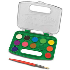 16 Pack MELISSA & DOUG TAKE ALONG WATERCOLOR PAINT SET