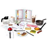 Melissa & Doug Star Diner Restaurant Play Set (Toy Diner Set, 41 Pieces, Great Gift for Girls and Boys - Best for 3, 4, 5 Year Olds and Up)