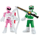 Fisher-Price Imaginext Power Rangers Green Ranger & Pink Ranger