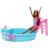 Barbie Doll and Playset - Pool - One Doll Included