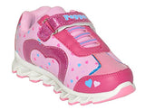 Peppa Pig Heart Light-Up Sneakers (5, Pink)