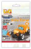 LaQ Hamacron Mini Racer 4 Car Model Building Kit, Orange