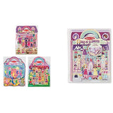 Melissa & Doug Puffy Sticker Set 4-Pack - Fairy/Dress-Up/Mermaid/Day of Glamour