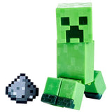 Minecraft Creeper 3.25" Scale Scale Video Game Authentic Action Figure with Accessory and Craft-a-Block