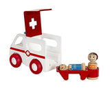 Brio World - 30381 My Home Town Light & Sound Ambulance | 4Piece Toy for Kids Ages 18 Months & Up, 63038100