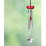 Woodstock Chimes Starr Starlight Chime, Red