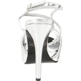 Touch Ups Women's Allie Manmade Platform Sandal,Silver,6.5 M US