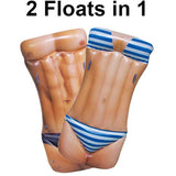 Jet Creations Hot Body Raft Inflatable Pool Float FUN-HOT01
