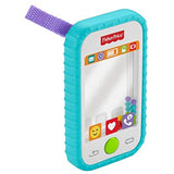 Fisher-Price #Selfie Fun Phone, Baby Rattle, Mirror and Teething Toy, Multi-Colored, 10"