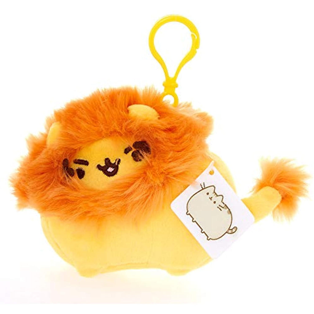 Claire's Girl's Pusheen Pusheenimals Lion Plush Toy Clip - Orange
