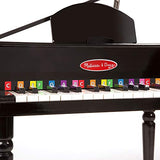 Melissa & Doug Learn-To-Play Classic Grand Piano With 30 Keys, Color-Coded Songbook, and Non-Tip Bench