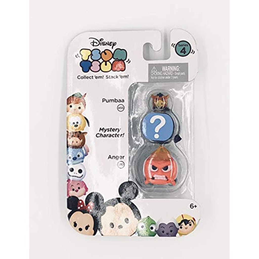 Disney Tsum Tsum Series 4 Pumbaa & Anger 1" Minifigure 3-Pack