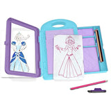 Melissa & Doug Princess Design Activity Kit w/ 9 Double Sided Textured Fashion Plates + FREE Scratch Art Mini-Pad Bundle [49092]