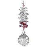 Woodstock Chimes CCGP Rainbow Makers Crystal Grand Cascade Suncatcher, Pink