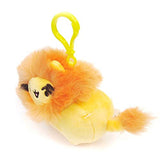 GUND Pusheen Pusheenimal Lion Plush Stuffed Animal Backpack Clip, Yellow and Orange, 5"