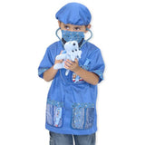 Melissa & Doug Veterinarian Costume Set +Free Scratch Pad Bundle [48507]