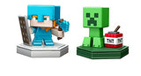 Minecraft Earth Boost Minis Defending Alex & Mining Creeper Figures