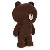 GUND LINE Friends Jumbo Brown Standing Plush Stuffed Animal Bear, Brown, 23"