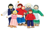 Melissa and Doug Wooden Family Doll Set