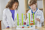 Thames & Kosmos Ooze Labs Chemistry Station Science Experiment Kit, 20 Non-Hazardous Experiments Including Safe Slime, Chromatography, Acids, Bases & More