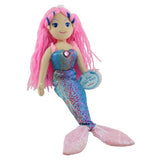 Aurora World Sea Sparkles Mermaid Nixie Doll, 17" Tall, 18 inches
