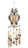 Woodstock Owl Capiz Chime- Asli Arts Collection