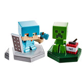 Minecraft Earth Boost Minis Defending Alex & Mining Creeper Figures