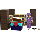 Minecraft Enchanting Room with 3.25-in Steve Figure & Accessories, Storytelling Adventure Play Set, Complete Play in a Box, Gift for Kids Ages 6 and Older